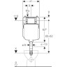 Бачок скрытого монтажа GEBERIT SIGMA 8 см 109.771.00.1