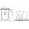 Биде напольное GEBERIT SMYLE 500.217.01.1 белый