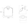 Держатель туалетной бумаги GEBERIT BEMETA OMEGA 104112012