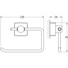 Держатель туалетной бумаги GEBERIT FBS ESPERADO ESP 056