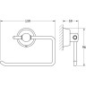 Держатель туалетной бумаги GEBERIT FBS VIZOVICE VIZ 056 правый