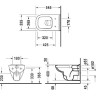 Инсталляция GEBERIT DUOFIX BASIC для подвесного унитаза с клавишей смыва хром