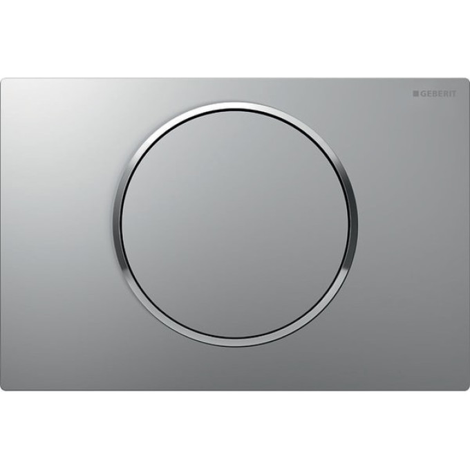 Клавиша смыва GEBERIT SIGMA 10 115.758.JQ.5 матовый хром лакированный