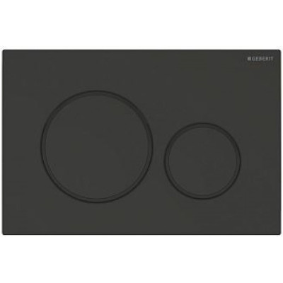 Клавиша смыва GEBERIT SIGMA 20 115.882.16.1 черный матовый лак