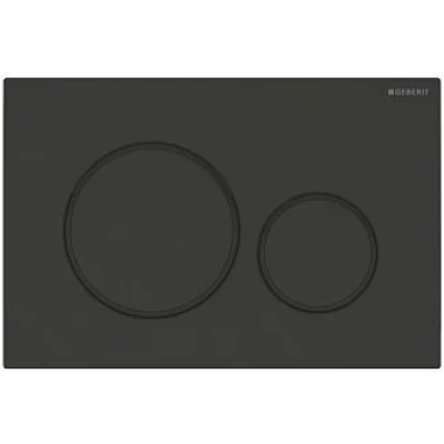 Клавиша смыва GEBERIT SIGMA 20 115.882.16.1 черный матовый лак
