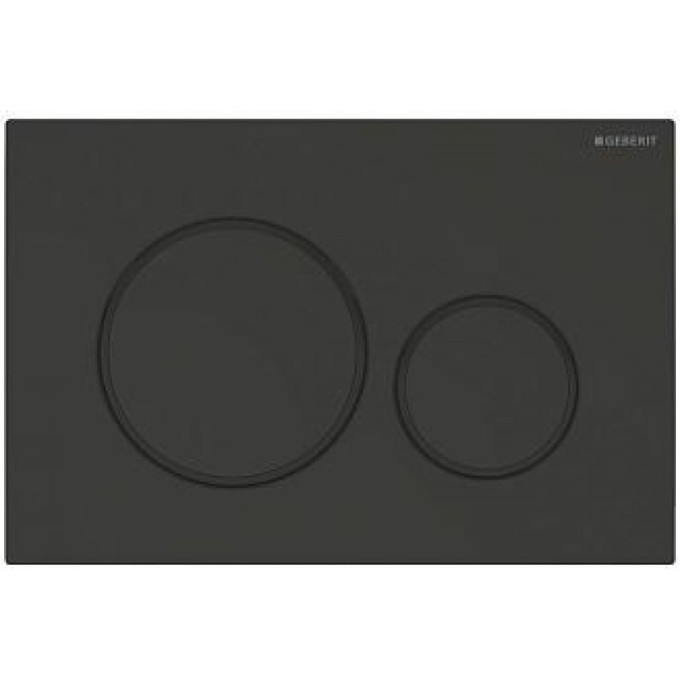 Клавиша смыва GEBERIT SIGMA 20 115.882.16.1 черный матовый лак