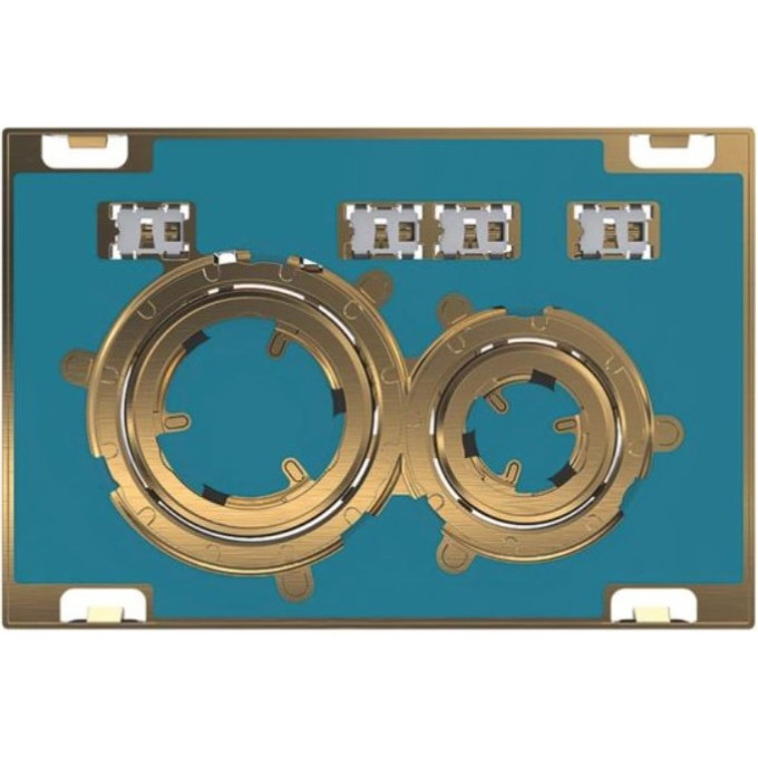 Клавиша смыва GEBERIT SIGMA 21 115.652.00.1 прозрачный