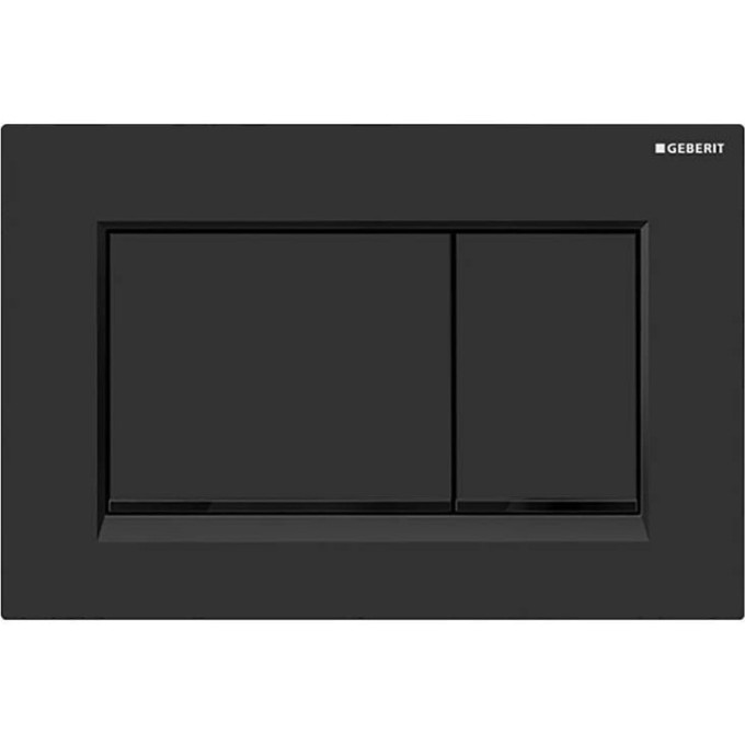 Клавиша смыва GEBERIT SIGMA 30 115.883.16.1 черный матовый лак