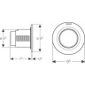 Кнопка смыва для унитаза GEBERIT TYPE 01 116.040.11.1