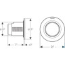 Кнопка смыва для унитаза GEBERIT TYPE 01 116.041.21.1 хром глянец