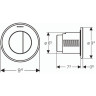 Кнопка смыва для унитаза GEBERIT TYPE 10 116.056.KJ.1