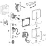 Кнопка смыва GEBERIT BASIC 115.804.11.5 для писсуара