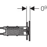 Кнопка смыва GEBERIT OMEGA 70 115.084.SQ.1