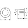 Кнопка смыва GEBERIT TYPE 10 116.055.KJ.1 для унитаза