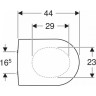 Комплект GEBERIT DUOFIX 111.300.00.5 UP320 с подвесным унитазом GEBERIT ICON RIMFREE 204060000 с сиденьем микролифт 574130000