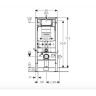Комплект GEBERIT DUOFIX 111.300.00.5 UP320 с подвесным унитазом GEBERIT ICON RIMFREE F204060000 с сиденьем микролифт F574130000