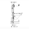 Комплект GEBERIT DUOFIX 111.300.00.5 UP320 с подвесным унитазом ICON RIMFREE F204060000 с сиденьем микролифт F574130000