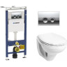 Комплект GEBERIT DUOFIX 458,122,21,1 UP100 с подвесным унитазом KOLO IDOL M1310000U с крышкой-сиденье стандарт 458,122,21,12