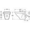 Комплект GEBERIT DUOFIX 458.124.21.1 UP100 с подвесным унитазом IFO SIGN 687500009 с крышкой-сиденьем 99263 soft-close
