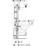 Комплект GEBERIT DUOFIX 458.124.21.1 UP100 с подвесным унитазом IFO SPECIAL RP731200100 с крышкой-сиденьем soft-close RP706011300