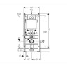 Комплект GEBERIT DUOFIX 458.124.21.1 UP100 с подвесным унитазом IFO Special RP731300100 с сиденьем стандарт RP706012100