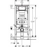 Комплект GEBERIT DUOFIX DELTA 458.124.21.1 с подвесным унитазом ACANTO 500.600.01.2 с крышкой-сиденьем ACANTO 500.605.01.2 с микролифтом Slim