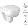 Комплект инсталляции c подвесным унитазом GEBERIT RENOVA 500.124.TC.R