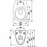 Комплект инсталляции GEBERIT DUOFIX PLATTENBAU 458.122.2U.1 с подвесным унитазом
