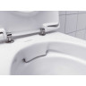 Комплект инсталляция GEBERIT DUOFIX DELTA 500.103.DW.R с подвесным унитазом RENOVA с сиденьем микролифт и клавишей