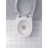 Комплект инсталляция GEBERIT DUOFIX DELTA 500.103.DW.R с подвесным унитазом RENOVA с сиденьем микролифт и клавишей