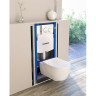 Комплект инсталляция GEBERIT DUOFIX 500.300.01.I с подвесным унитазом ICON с сиденьем микролифт и клавишей