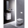 Комплект инсталляция GEBERIT DUOFIX 500.300.01.I с подвесным унитазом ICON с сиденьем микролифт и клавишей