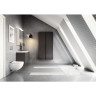 Комплект инсталляция GEBERIT DUOFIX SIGMA 500.301.KJ.A с подвесным унитазом ACANTO с сиденьем микролифт и клавишей