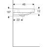 Комплект мебели GEBERIT SMYLE 529.352.JR.6 60 см пекан