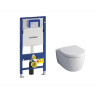 Комплект подвесного унитаза GEBERIT ICON RIMFREE 204060000 с крышкой сиденьем 574130000 и инсталляцией 111,300,00,5 20406000011