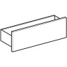 Настенная полка GEBERIT SMYLE SQUARE 500.362.JL.1 45 см песчаный темно-серый
