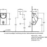 Писсуар GEBERIT RENOVA NR.1 PLAN 235106000