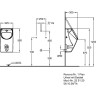 Писсуар GEBERIT RENOVA NR.1 PLAN 235120001 с крышкой