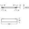 Полка GEBERIT ICON 841992000 90 см