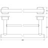Полотенцедержатель GEBERIT FBS ESPERADO ESP 035