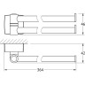 Полотенцедержатель GEBERIT FBS ESPERADO ESP 044