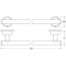 Полотенцедержатель GEBERIT FBS VIZOVICE VIZ 029