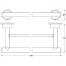 Полотенцедержатель GEBERIT FBS VIZOVICE VIZ 036