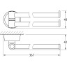 Полотенцедержатель GEBERIT FBS VIZOVICE VIZ 044