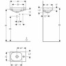 Раковина GEBERIT ACANTO 40 см 500.635.01.2