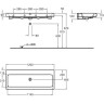 Раковина GEBERIT ICON 120 см 124025000