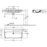 Раковина GEBERIT MYDAY 100 см 125400600
