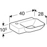 Раковина GEBERIT MYDAY 40 см F125440600