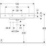 Раковина GEBERIT RENOVA NR. 1 PLAN 100 см 122102000