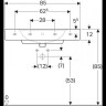 Раковина GEBERIT RENOVA NR.1 PLAN 1000x480 мм 122185000 + шкафчик 926*586*438 мм 869101000